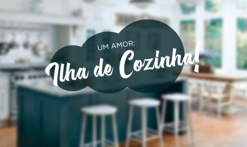 Um amor: ilha de cozinha!