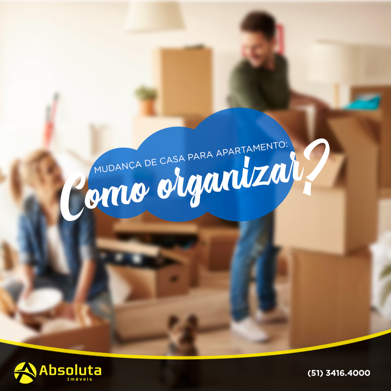 Mudança de casa para apartamento: como organizar?