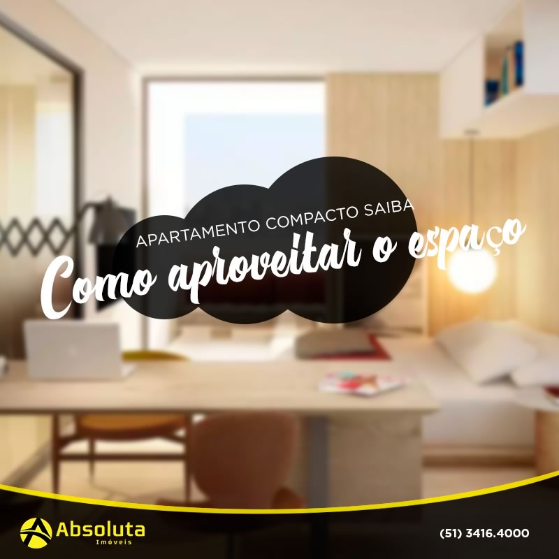 Apartamento compacto? Saiba como aproveitar o espaço!